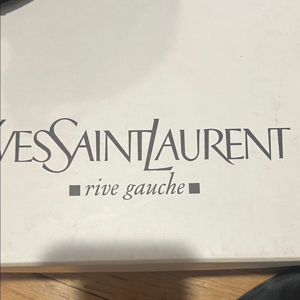 Yves Saint Laurent Black Lace-Up Studded Boots NWT tried on only - Picture 6 of 14